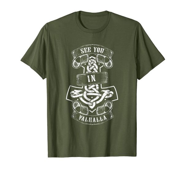 

Vikings T-Shirt See You In Valhalla Norse Mythology Gift Tee, Mainly pictures