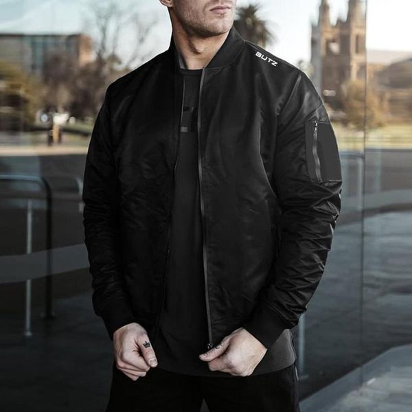 

fashion autumn winter men jackets coat stand collar slim designed lapel zipper long sleeve coats jacket outerwear men's, Black;brown