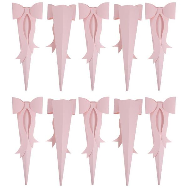

gift wrap 10 sets of folding bouquet box flower arrangement container carry boxes