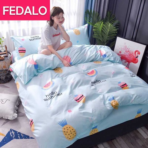 

bedding sets four-piece set dormitory bedroom single three-piece quilt cover double 4-piece