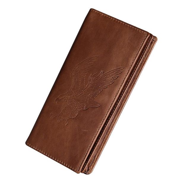 

wallets vintage male wallet genuine leather men slim long purse coin card holders quality billfold money bag fashion, Red;black