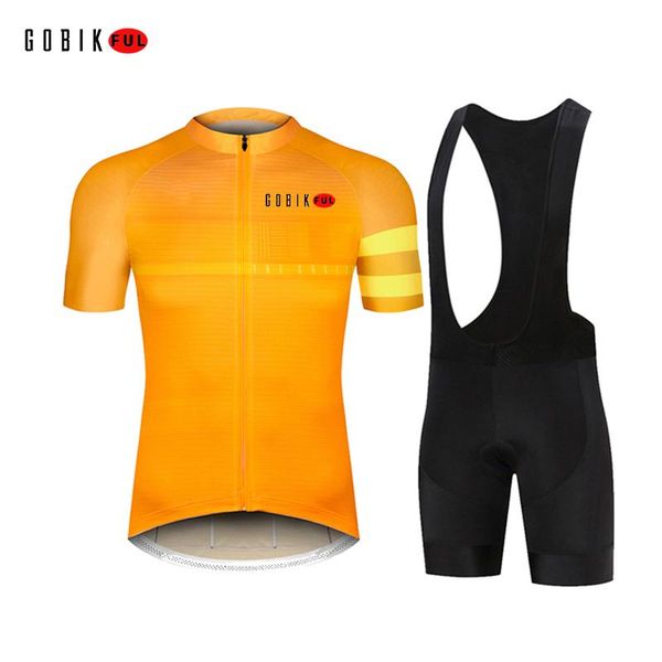 

racing sets gobikful men cycling jersey suits bicycle mtb bike short sleeve sportswear wear clothing maillotropa, Black;blue