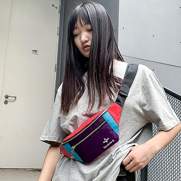 

waist bags men and women's fashion sport waterproof bag shoulder letter