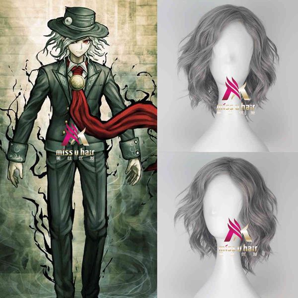 

meisi youfa fat / grand order avenger cave king cosplay animation wig, Black