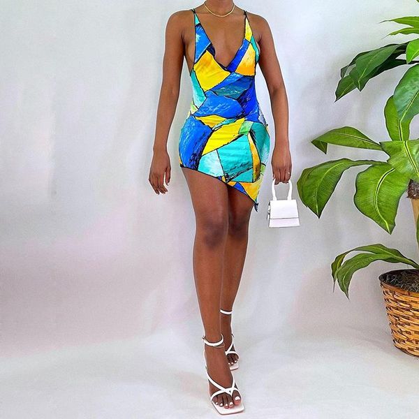

casual dresses print women dress clubwear summer beach mini bodycon streetwear female basic vacation outifits, Black;gray