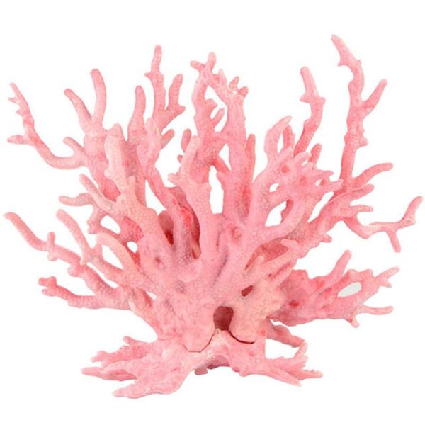 

sweet center aquarium fish tank light blue artificial plastic coral decor ornament cave decoration decorations