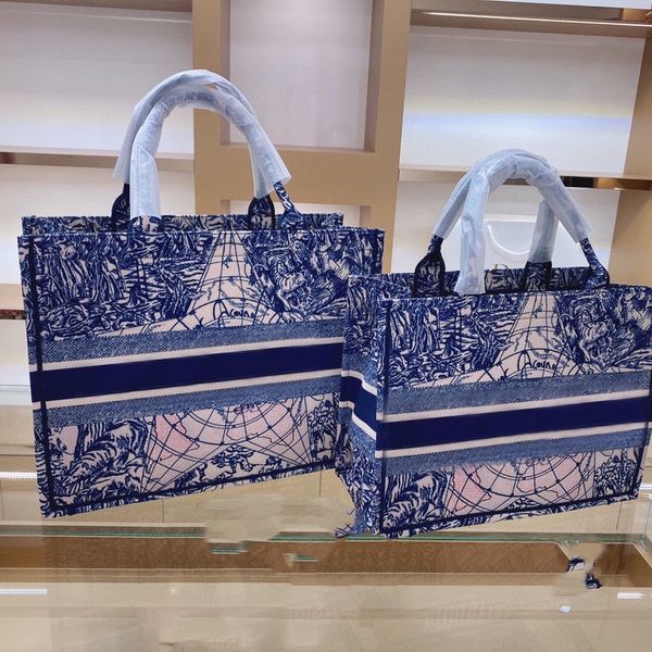 

handbags book bag women 2021 new embroidery tote mommy underarm hand shopping large capacity luxurys designer handbag bb
