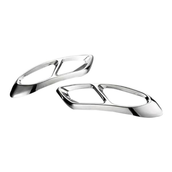 

for mondeo/fusion sedan 2013-2021 car rear dual exhaust muffler end pipe stickers cover trims accessories stainless steel manifold & pa part