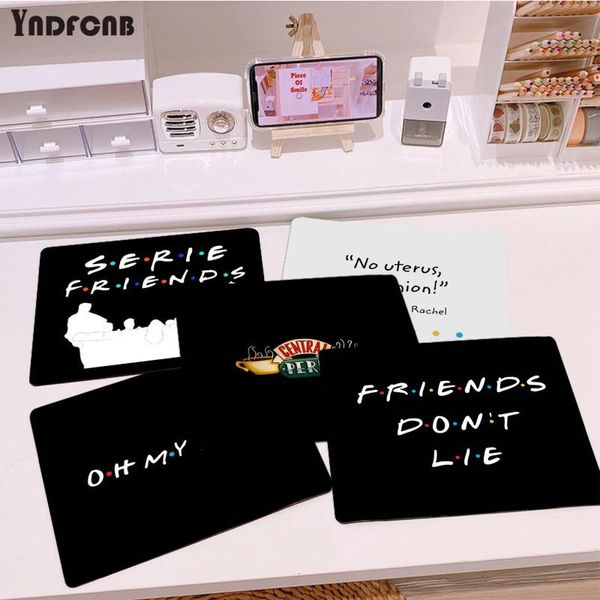 

mouse pads & wrist rests yndfcnb tv series friends quotes keyboard gaming mousepads rubber pc computer pad