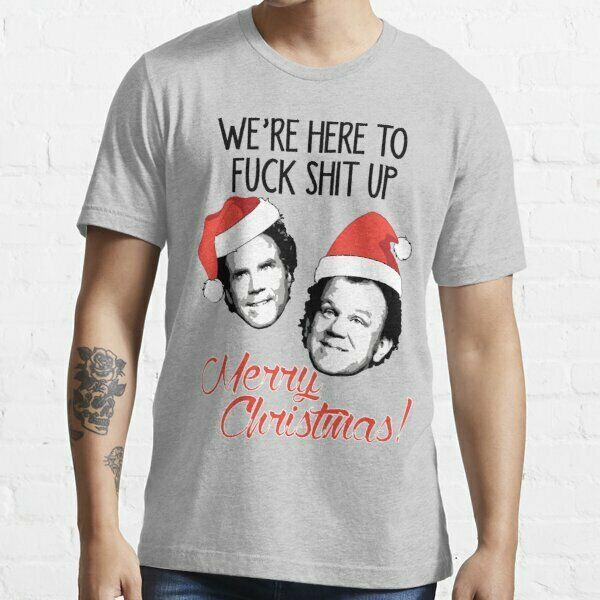 

merry christmas step brothers family humor funny t-shirt gift for fans, White;black