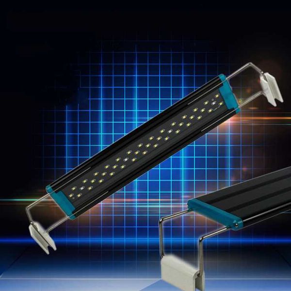 

bulbs latest led aquarium lamp 4w 6w 8w 10w super thin adjustable with adapter
