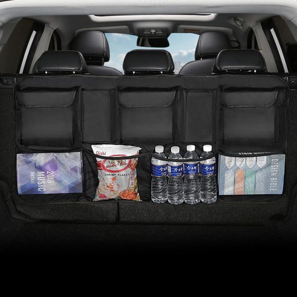 

car organizer backseat hanging trunk large storage bag for suv mpv multi-use oxford automobile seat back organizers