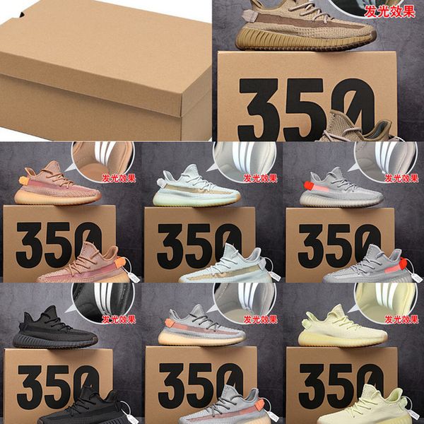 

blue tint 2021 new fashion boost shoes 350 v2 sneakers women men 35-45 runningfi6e
