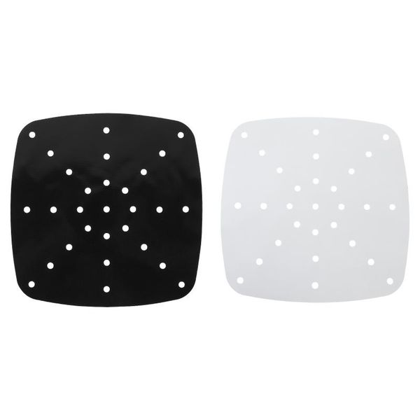 

mats & pads 2pcs air fryer steamer airfryer liners silicone baking patches