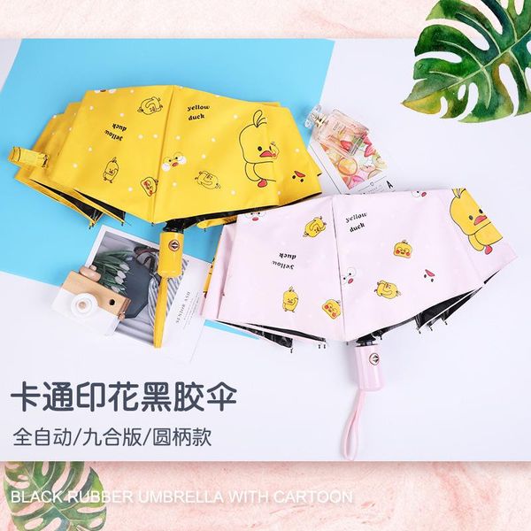

umbrellas sunshade cartoon creative umbrella anti-uv and windproof outdoor portable rainproof children rain gear