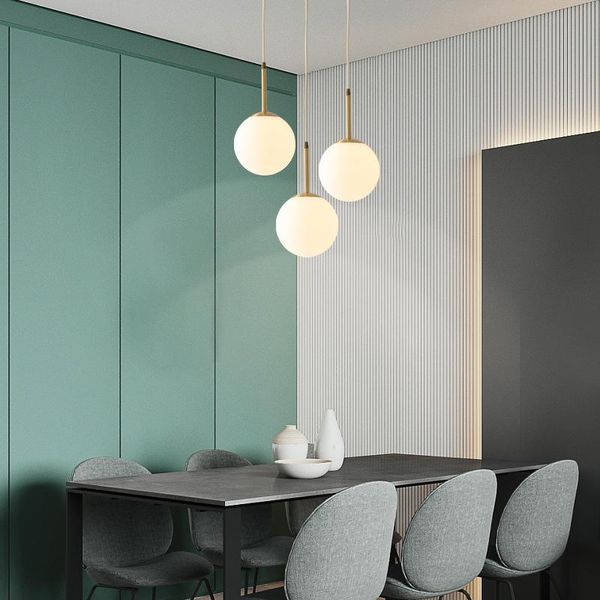 

pendant lamps nordic creative small chandelier all copper modern minimalist bedroom bedside lamp personality bar model room