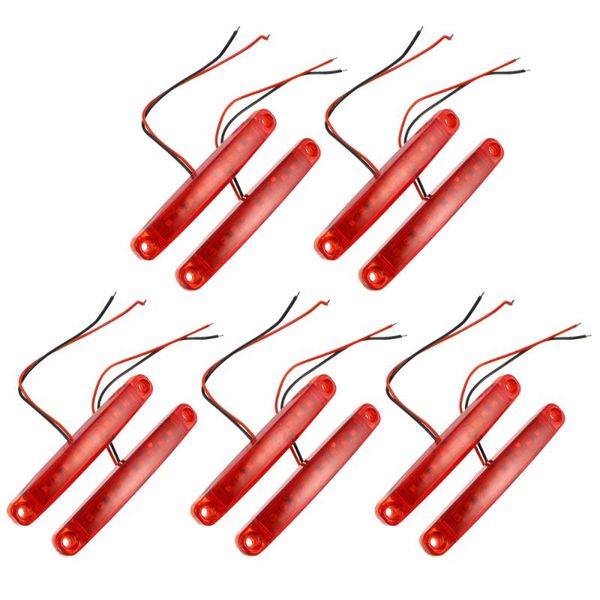 

10pcs led side light durable rear brake turn signal emergency lights