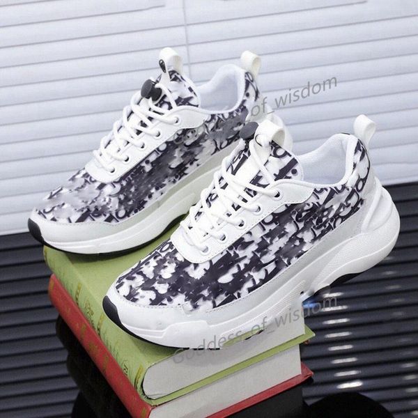 

2021 sneakers spring and autumn fashion catwalk design lace shoe bag series color matching platform luxury eur35-46, Black