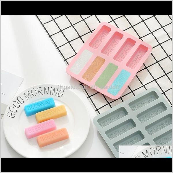 

moulds bakeware kitchen, dining home & garden drop delivery 2021 creative 8 even beeswax gold bar chocolate cake diy baking mold sn2106 vt8x