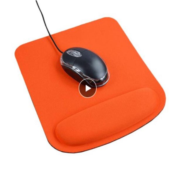 

mouse pads & wrist rests square pad rest with soft fiber support game mice mat for computer pc lapanti slip protector