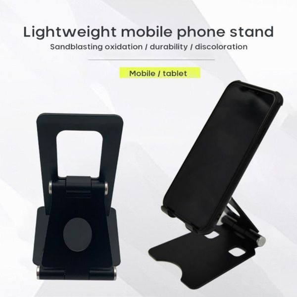 

metal desktablet holder foldable extendable mobile phone bracket universal adjustable stand for phone/tablet cell mounts & holders