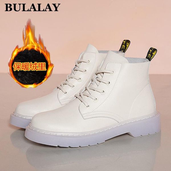 

boots soft split leather women white ankle motorcycle female autumn winter shoes woman punk 2021 spring, Black