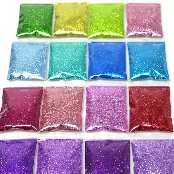 

10g/bag holo nail art glitter powder sequins shiny flakes sparkly rose gold chrome pigment dust gel polish manicure decorations1, Silver;gold
