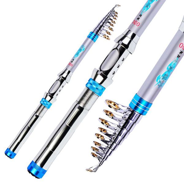 

far throwing carp fishing rod pole carbon spinning 1.8m 2.1m 2.4m 2.7m 3m rods tackle squid pike boat