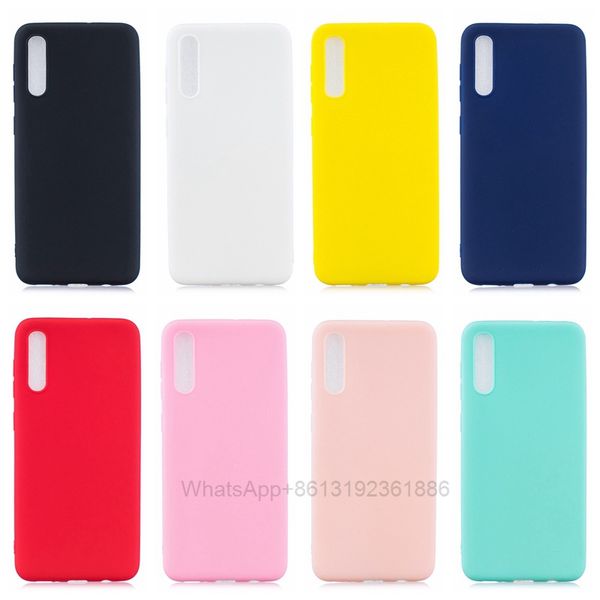 Bunte weiche TPU-Hüllen für iPhone 13 Pro Max 12 11 XR XS X Samsung Galaxy S21 FE A32 A42 A52 A72 5G Slim Matte Ultra Thin Ultrathin Plain