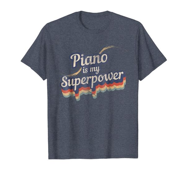 

distressed piano is my superpower t-shirt music piano shirt, White;black