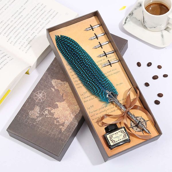 

harry potter european pearl feather pen business gift box