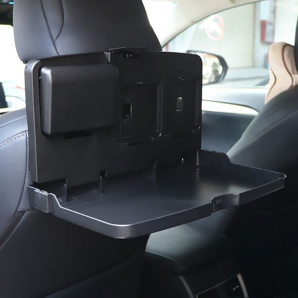 

car organizer rack for cars foldable dining table rear drink cup holder fixed seat back food bags stowing tidying interior accessories