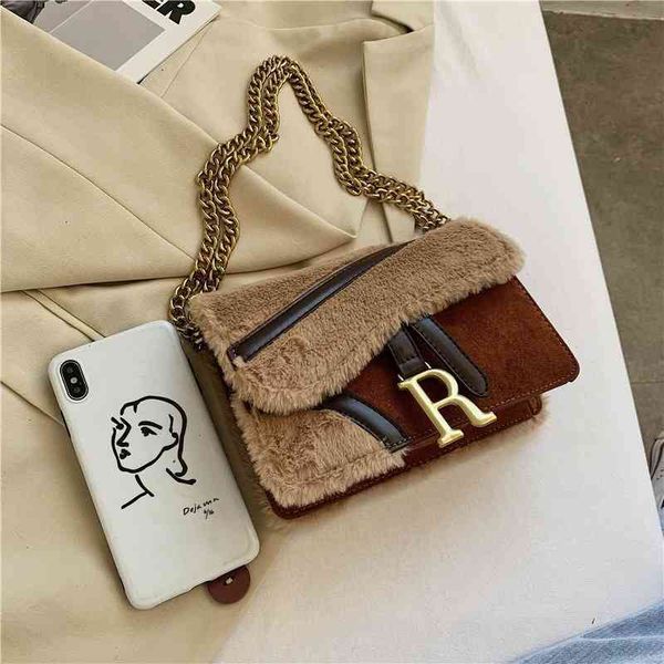 

2022 factory wholesale new maomao autumn and winter small satchel trend fashion niche design women's shoulder bag