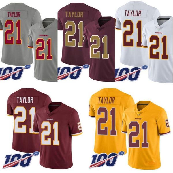 

washington redskins men #21 sean taylor women youth 100th sjersey, Black;red