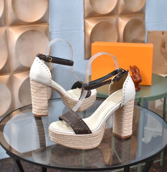 

starboard wedge sandal women platform sandal canvas espadrilles blue 12cm high heel sandal engraved buckle rubber outsole shoes, Black