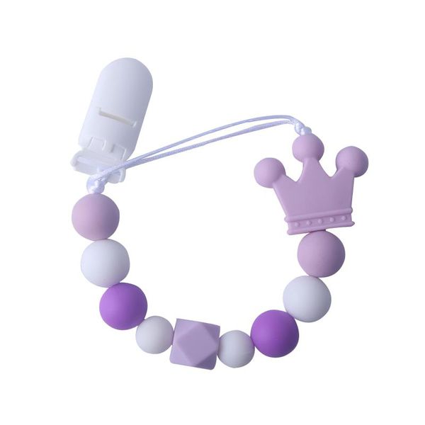 

pacifiers# silicone pacifier chain bpa soother strap smooth teething beads clip safe non-toxic baby nipple holder for kids