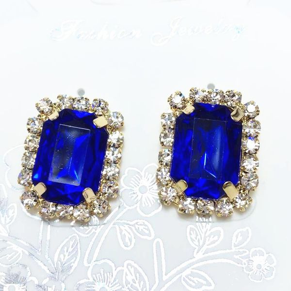 

earrings flower earrings elegant rectangular earrings ear accessories, Golden