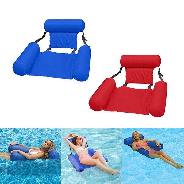 

1pcs foldable floating bed chair inflatable backrest amusement dual purpose sofa row s8b0829 floats & tubes