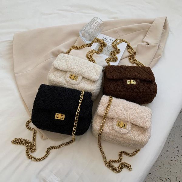 

evening bags retro women shoulder bag lattice printed pattern small crossbody shopping cellphone mirror holder