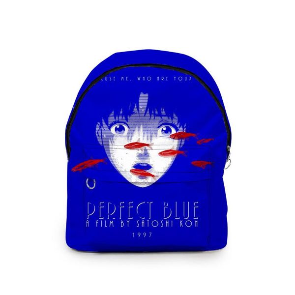 

backpack prefer blue sakura fashionable and simple college style for men women