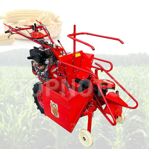 Landwirtschaft Kleine Mais-Mähdrescher-Erntemaschine Mini-Benzinmotor-Mais-Erntemaschine