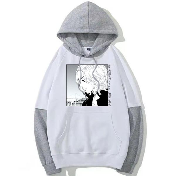 

men's hoodies & sweatshirts tokyo revengers anime for male men clothing, Black