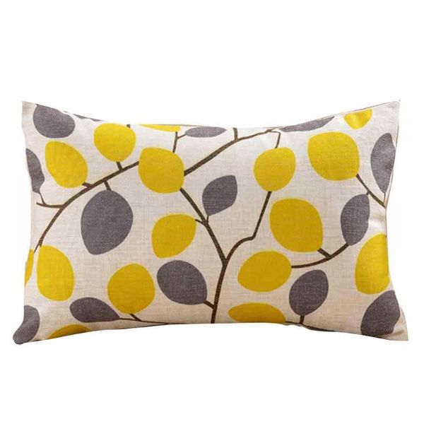 

pillow case linen cotton geometric printing cafe home brand and delivery d5