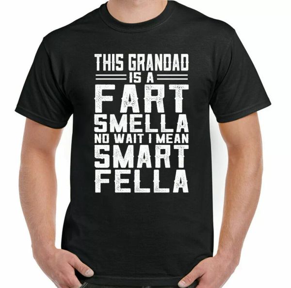 

father day this grandpa is a fart smella man funny dad shirt, White;black