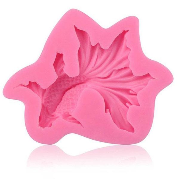 

1pc 3d soap mold gold fish shape realistic silicone diy carp shaped pressing cake decoration chocolate candy mould baking moulds