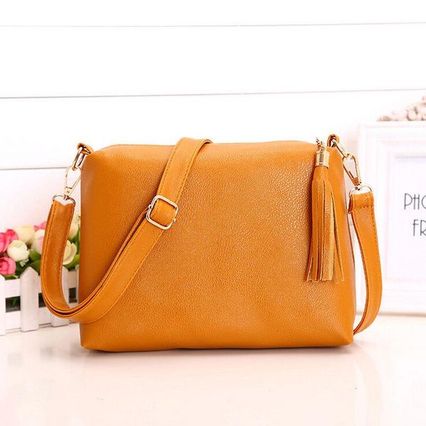

evening bags fashion brand designer women bag soft leather fringe crossbody shoulder messenger candy color a866