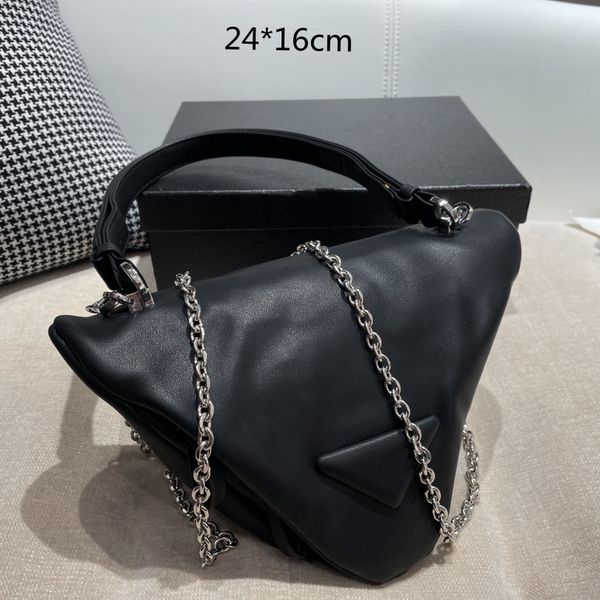 

2021 luxury triangle chain bags women handbags designers crossbody shoulder bag lady purses fashion cross body small size 2 style