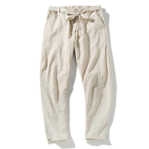 

men's pants m-5xl casual harem men jogger fitness trousers male chinese traditional harajuku 2021 summer clothes xxxxxl, Black