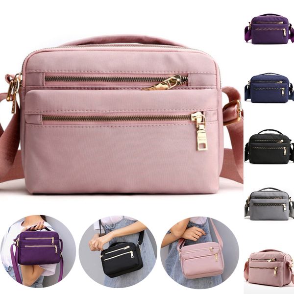 

shoulder bag women nylon waterproof multi-pocket zipper bag luxury handbags women crossbody bags for designer bolsa feminina sac