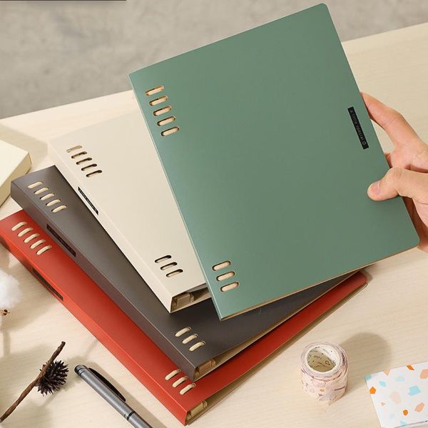 

notepads a5/b5 office binder notepad notebooks students rings kpop student spiral notebook agenda stationary notes stationery a5, Purple;pink